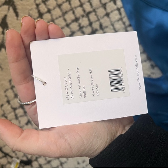 Cerulean Blue Slip Dress in Small - Picture 3 of 5